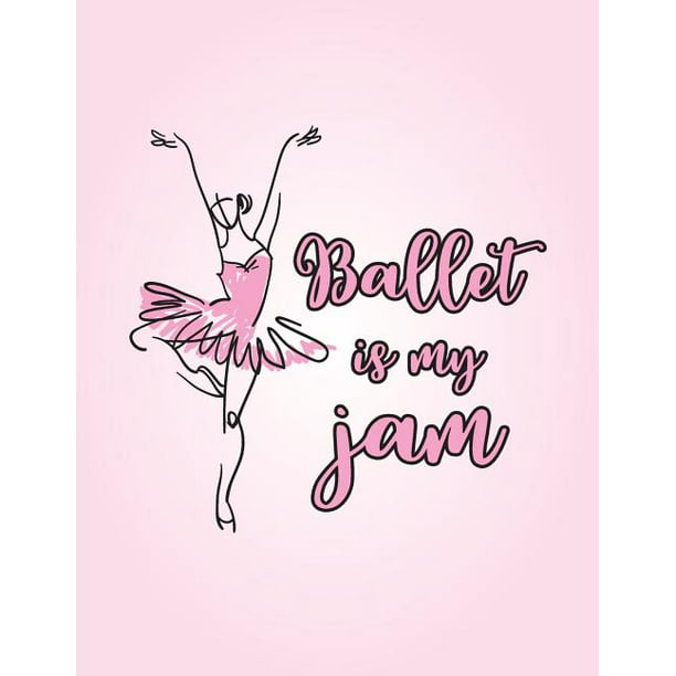 Ballerina A5 Black Note Book Journal Ballet Dance Teacher Christmas Gift